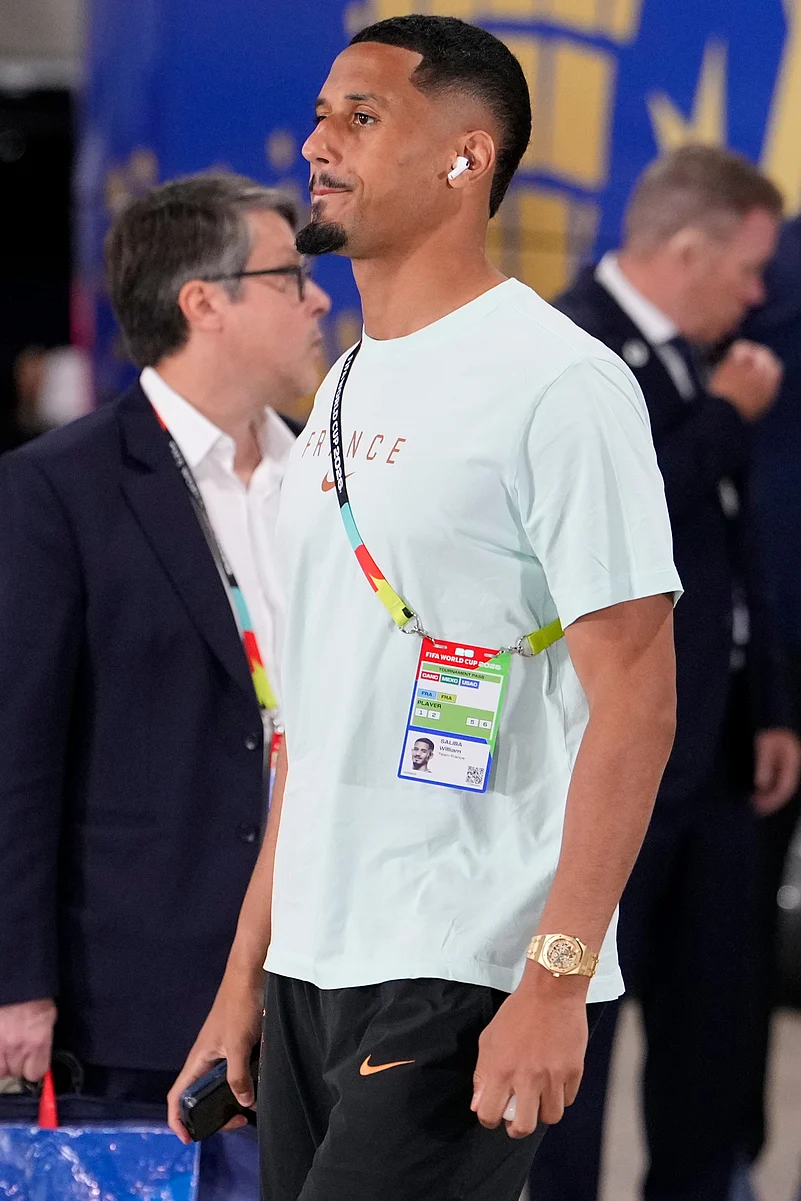 Spain Vs France FIFA World Cup 2026 Semi-Final William Saliba Arrival AP Photo
