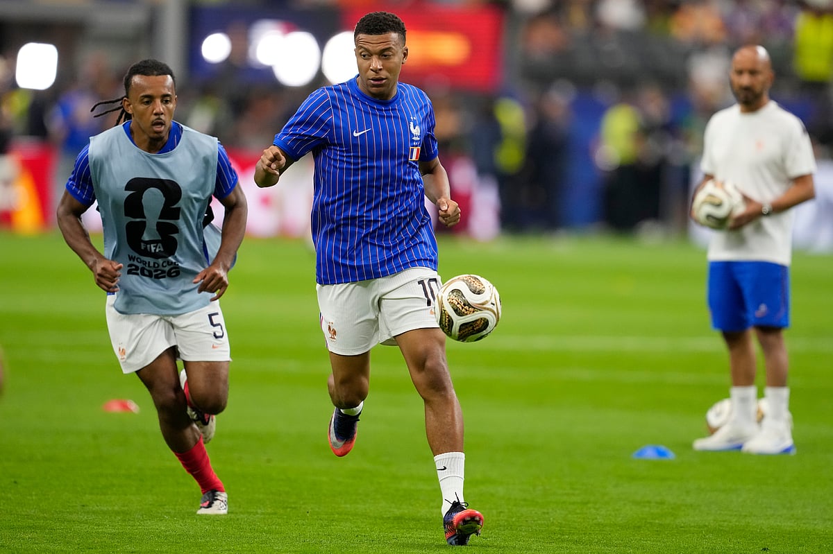 Spain Vs France FIFA World Cup 2026 Semi-Final Kylian Mbappe Training AP Photo
