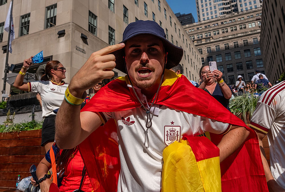 France Vs Spain FIFA World Cup 2026 1st Semi-Final Fans Reaction photo gallery