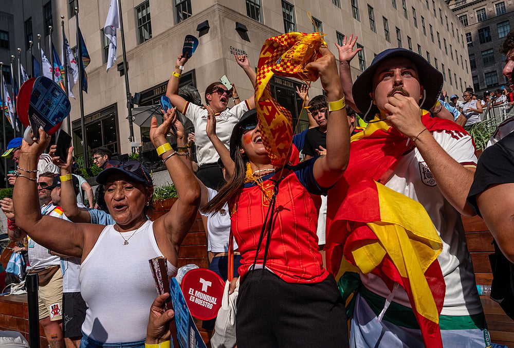 France Vs Spain FIFA World Cup 2026 1st Semi-Final Fans Reaction photo gallery-