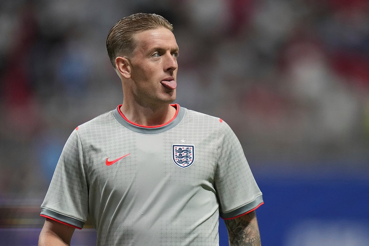 Argentina vs England FIFA World Cup 2026 Semi-Final Jordan Pickford Training AP Photo