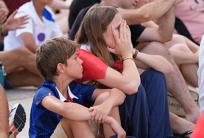 France Vs Spain FIFA World Cup 2026 1st Semi-Final Fans Reaction photo gallery-Marie Dalnard
