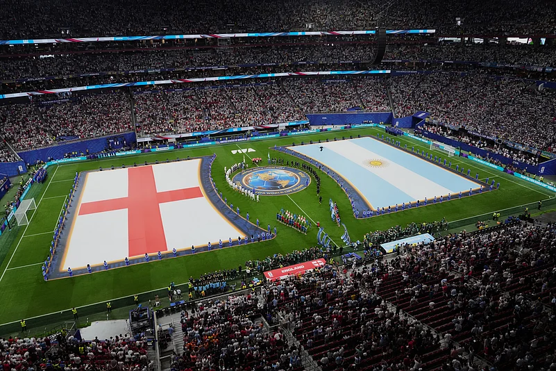 Argentina vs England FIFA World Cup 2026 Semi-Final ENG ARG Flags AP Photo