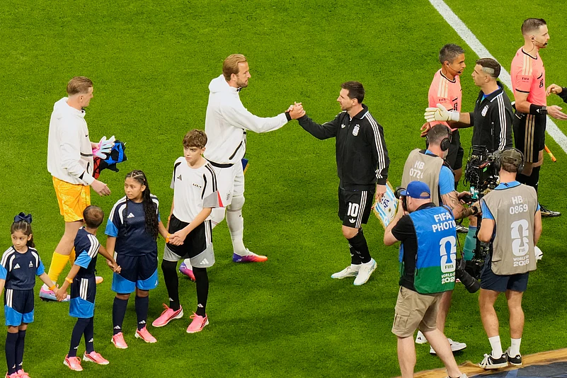 Argentina vs England FIFA World Cup 2026 Semi-Final ENG ARG Meet AP Photo