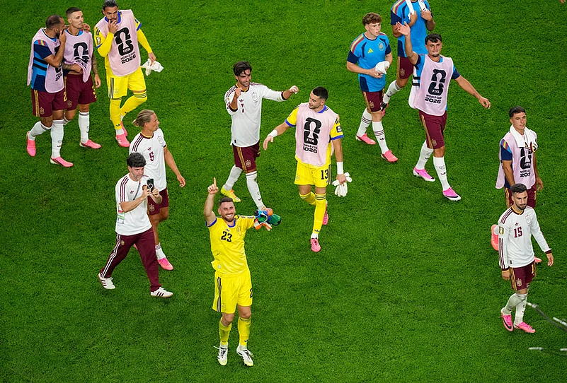France Vs Spain FIFA World Cup 2026 1st Semi-Final Fans Reaction photo gallery-Unai Simon