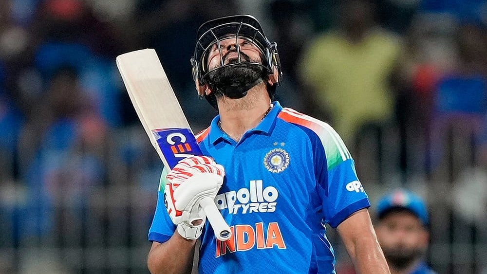 Rohit Sharma could be set for his final international appearance when India take on England in the third and final ODI at Lord's on Sunday, July 19. - | Photo: AP/Mahesh Kumar A.