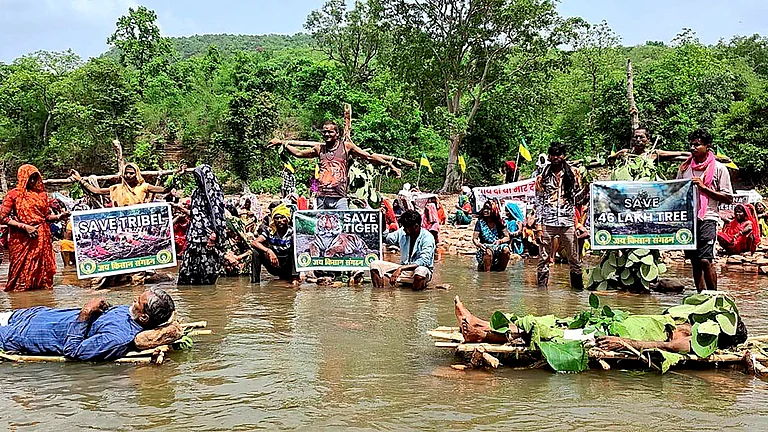 MP: Hunger Strike Against Ken-Betwa, other Irrigation Projects Enters 15th Day - | Photo: PTI