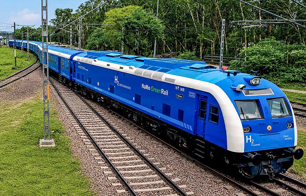 Indigenous hydrogen train project