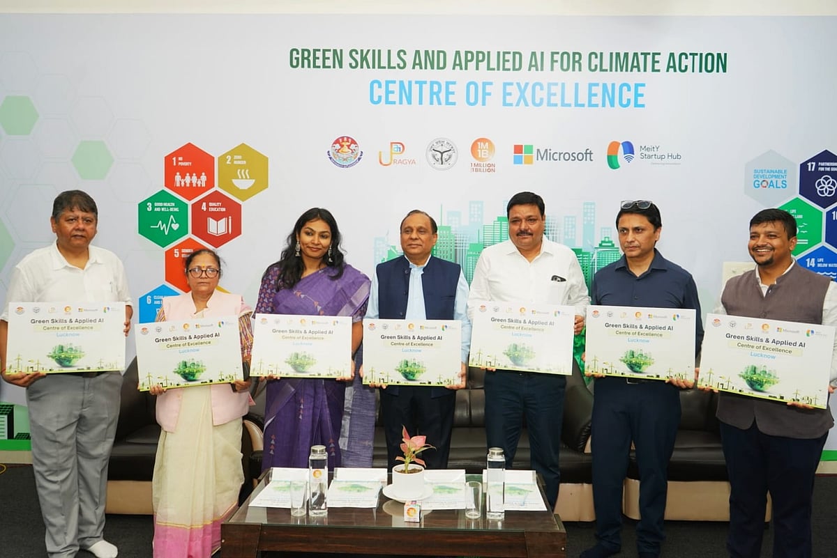 1M1B and Microsoft Launches Centre of Green Skills and Applied in Lucknow - null