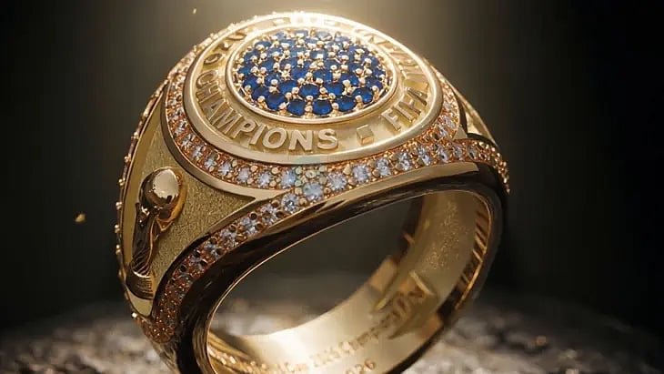 FIFA unveils the championship ring which the winners will receive in World Cup 2026. - AP