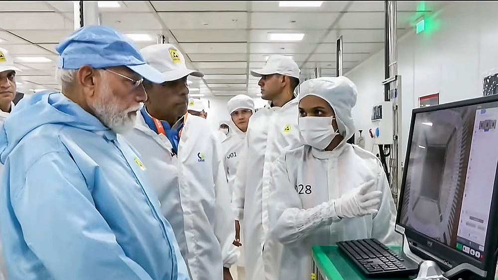 India Semiconductor Mission 2.0 Explained: Why The Government Is Asking Chipmakers To Put More Skin In The Game

 - | Photo: @NarendraModi/YT via PTI 