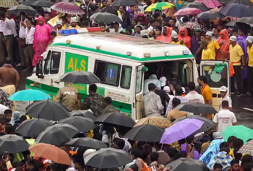 Devotees injured Rath Yatra Puri