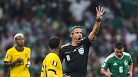 AP Photo : Slovenia's Slavko Vincic has been designated as the match referee for the marquee FIFA World Cup 2026 final between Argentina and Spain on Monday, July 20.  