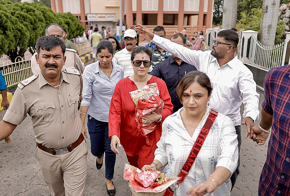 Bollywood actor Kajol in Kolkata