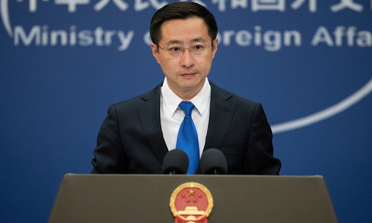 Chinese Foreign Ministry spokesperson Lin Jian - X