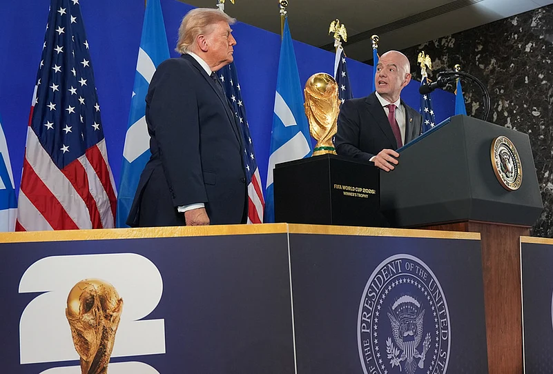 Trump Infantino Trump Tower reception photos-