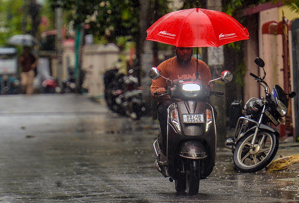 Rain in Siliguri