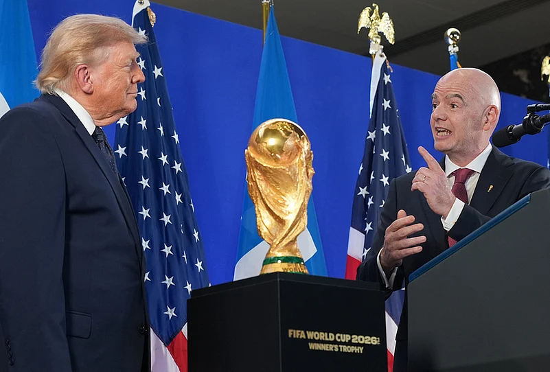 Trump Infantino Trump Tower reception photos-
