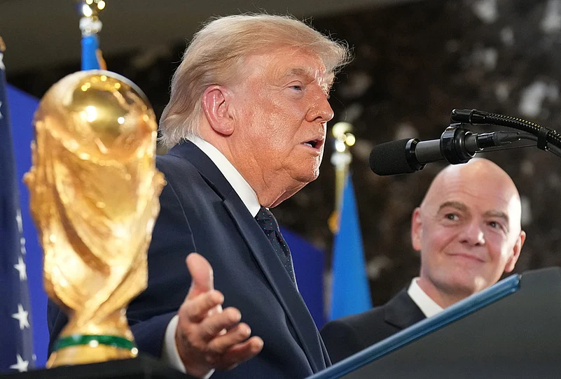 Trump Infantino Trump Tower reception