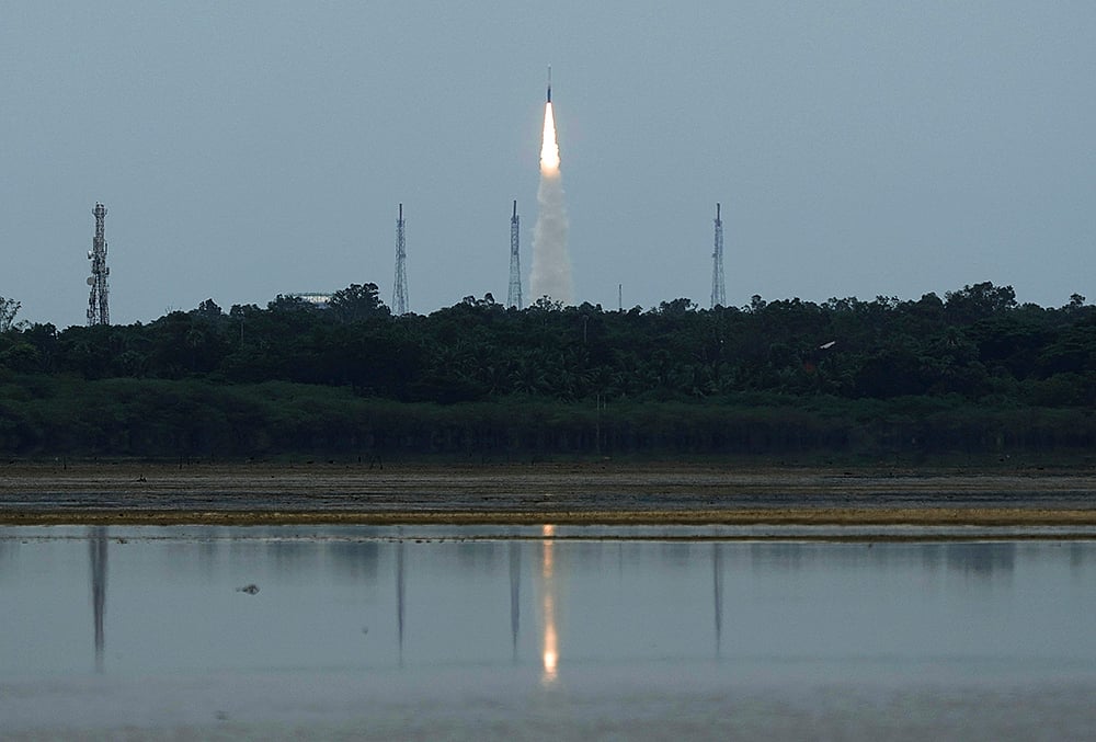 Vikram-1 Test Flight-1 (Mission Aagaman), India's first private orbital rocket launch, lifts off from the Satish Dhawan Space Centre, in Sriharikota, Andhra Pradesh. - | Photo: PTI/R Senthilkumar