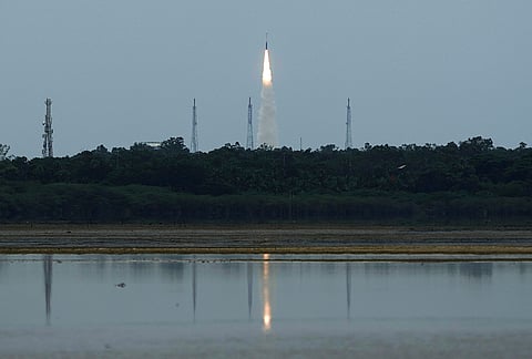 Vikram-1 Test Flight-1 (Mission Aagaman), India's first private orbital rocket launch, lifts off from the Satish Dhawan Space Centre, in Sriharikota, Andhra Pradesh.