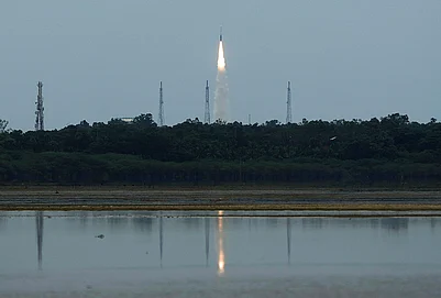 | Photo: PTI/R Senthilkumar : Vikram-1 Test Flight-1 (Mission Aagaman), Indias first private orbital rocket launch, lifts off from the Satish Dhawan Space Centre, in Sriharikota, Andhra Pradesh.