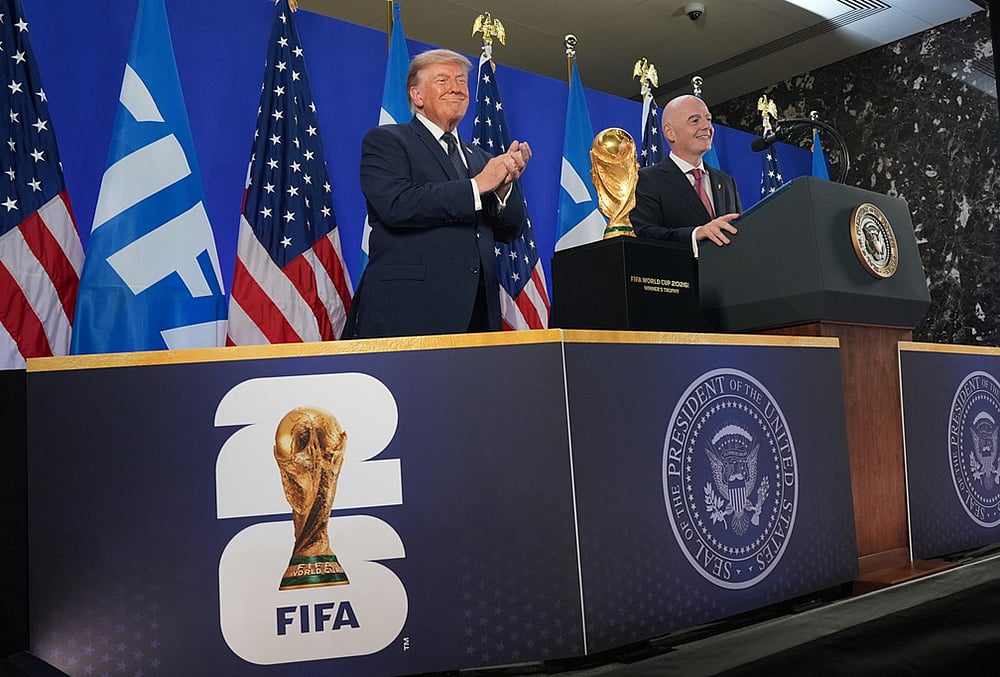 Trump Infantino Trump Tower reception photos-