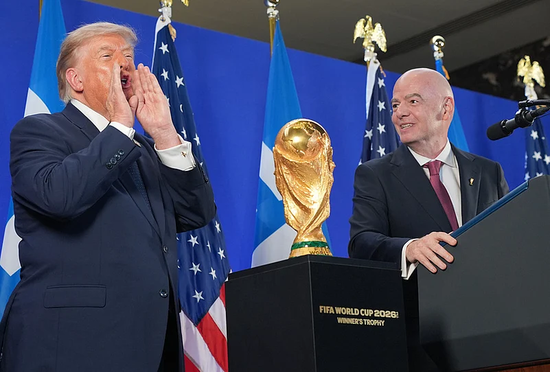 Trump Infantino Trump Tower reception photos-