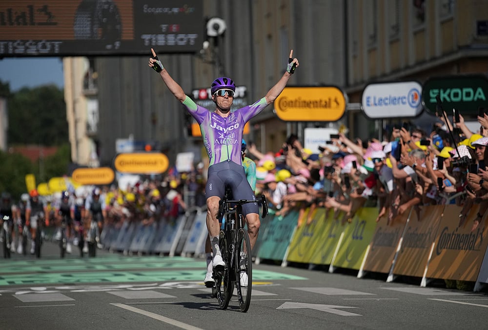 Tour de France 2026 thirteenth stage cycling race highlights-Mauro Schmid