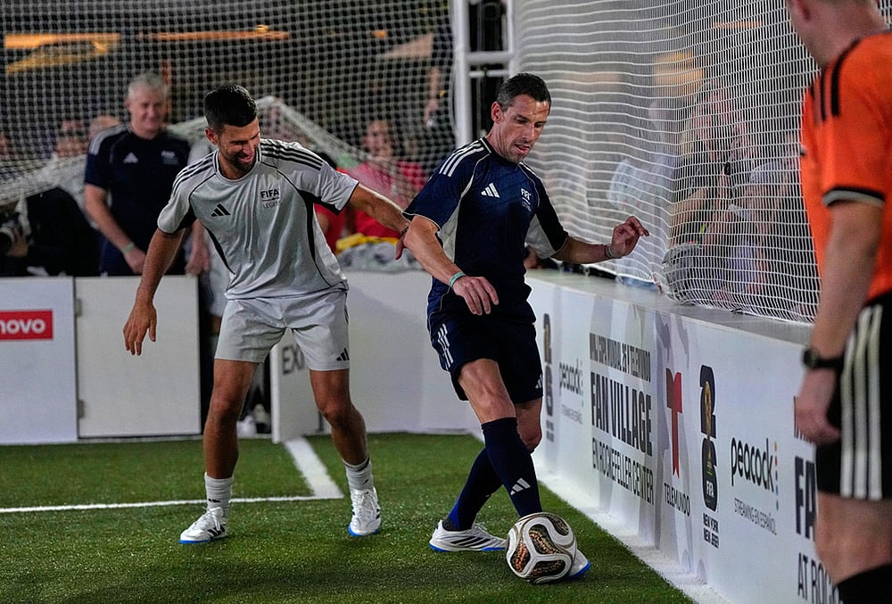 FIFA Legends football match highlights-Novak Djokovic