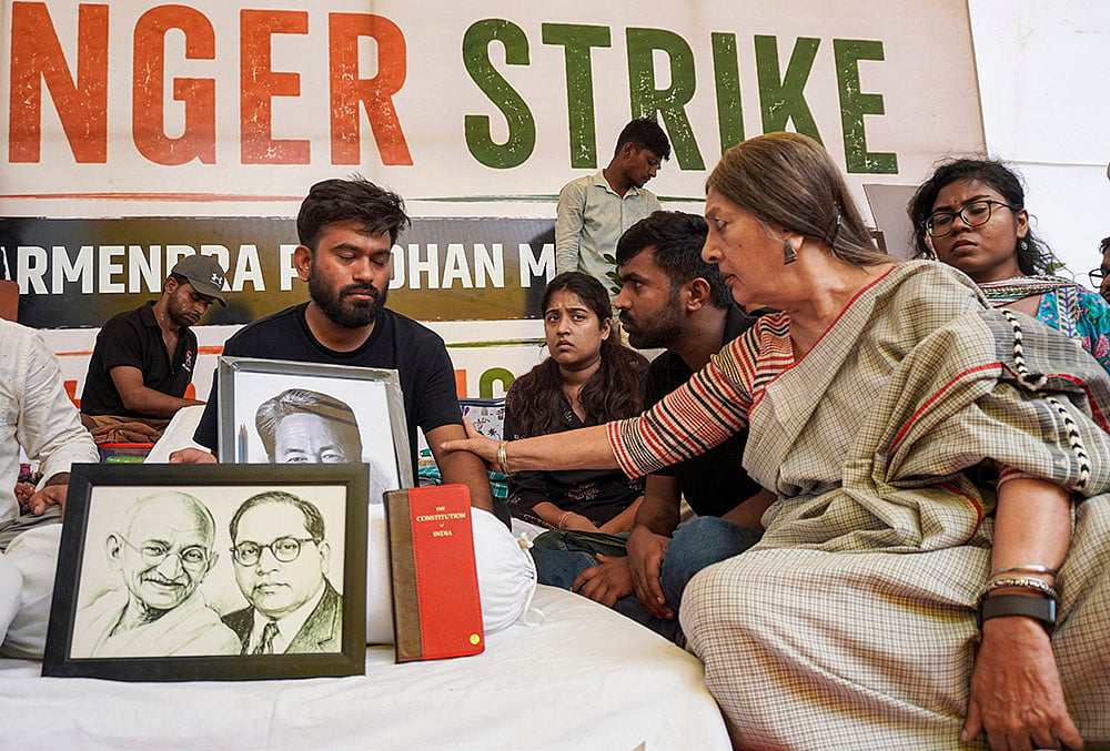 Brinda karat meets Abhijeet Dipke
