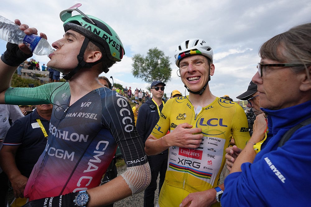 Tadej Pogacar Tour de France Cycling Race