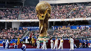 AP Photo/Andre Penner : Future and Tyla, center, perform during the opening ceremony for the FIFA World Cup 2026, Group D match between the United States and Paraguay in Inglewood, Calif., near Los Angeles, Friday, June 12, 2026.
