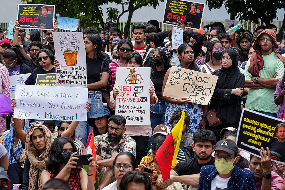 CJP protest in Bengaluru