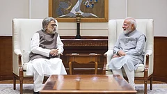 Sudip Bandyopadhyay with PM Narendra Modi - null