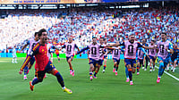 Spain Clinch FIFA World Cup 2026 Title As Ferran Torres Shatters Messi, Argentina's Dream (AP Photo/Julio Cortez) : Spain's Ferran Torres (7) celebrates scoring their first goal during the World Cup final soccer match between Spain and Argentina in East Rutherford, N.J., near New York, Sunday, July 19, 2026.