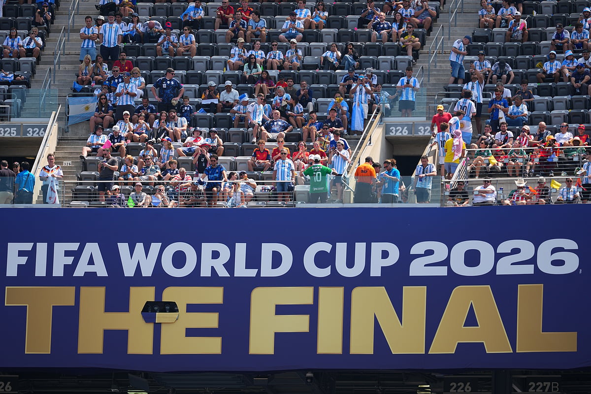 spain vs argentina fifa world cup 2026 final Fans AP photo