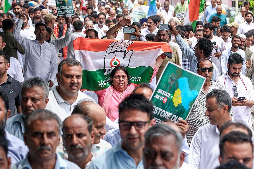 Protest in Jammu