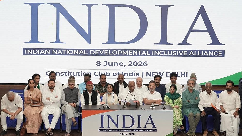 INDIA bloc meeting, in New Delhi | File Photo - | Photo: Tribhuvan Tiwari/Outlook