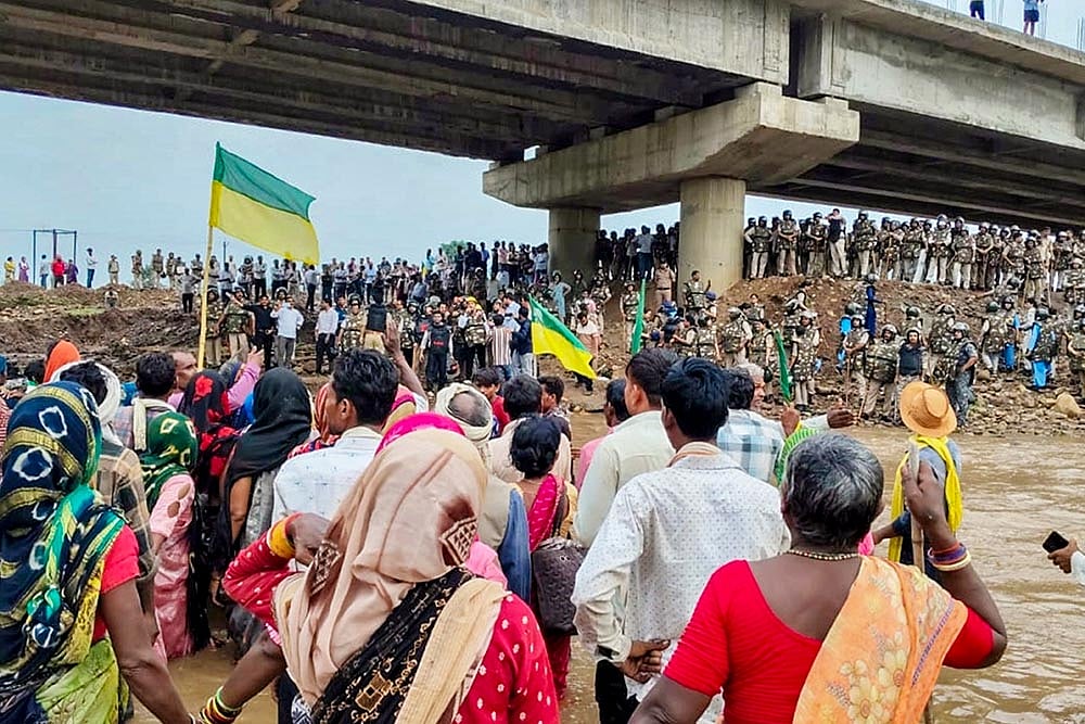 Protest against Ken-Betwa Link Project