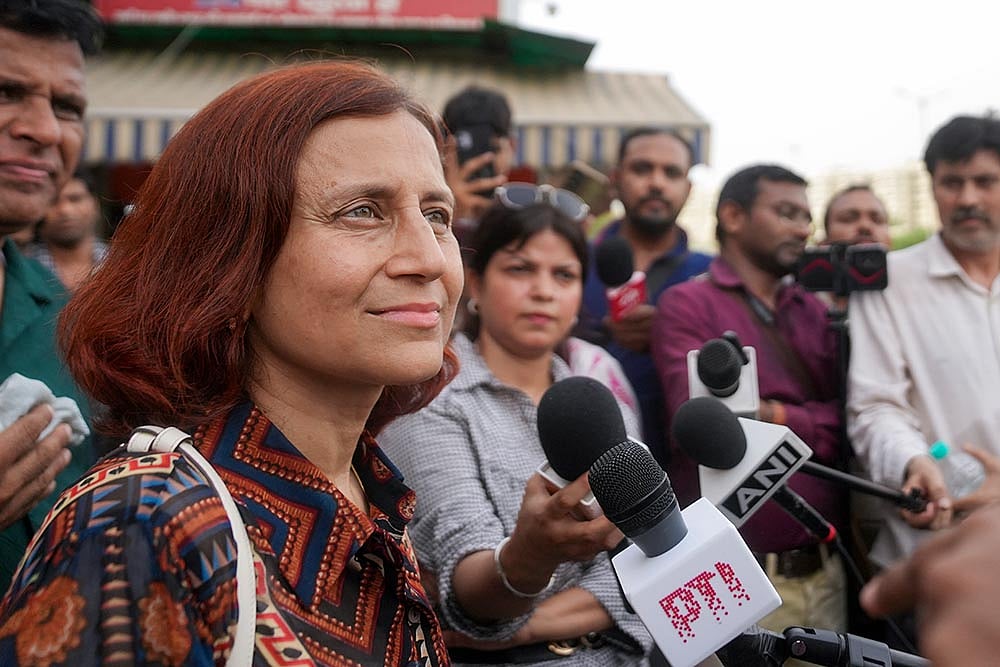 Gitanjali Angmo speaks to media