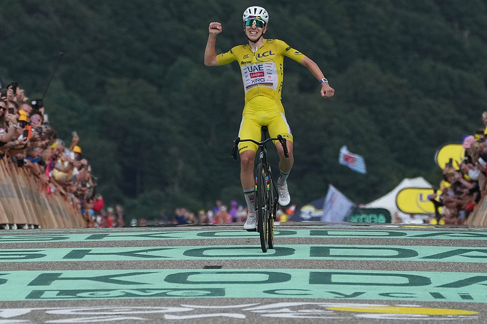 Slovenias Tadej Pogacar Tour de France