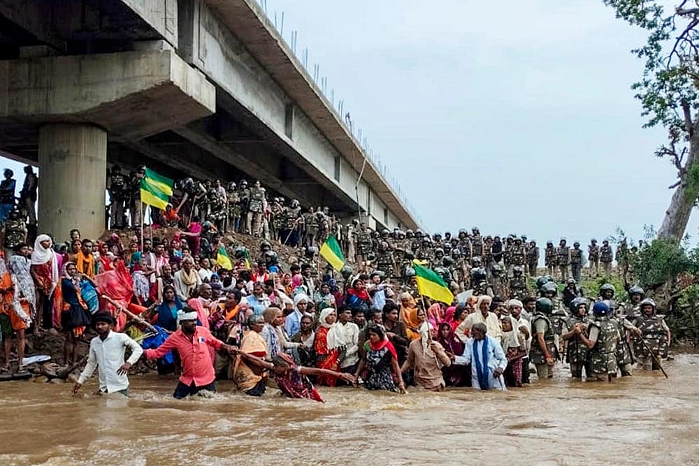 Protest against Ken-Betwa Link Project