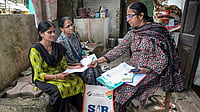 | Photo: PTI : SIR being conducted