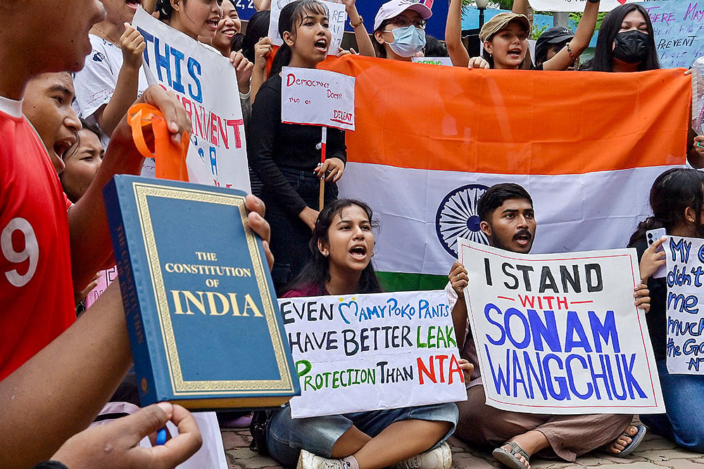 Protest in Agartala