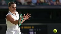 WTA Mandates SRY Genetic Sex Testing Under New Eligibility Policy | Photo: AP/Brian Inganga : Aryna Sabalenka of Belarus returns the ball to Naomi Osaka of Japan in their fourth round women's singles match at the Wimbledon Tennis Championships in London, Sunday, July 5, 2026.