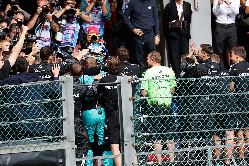 Mercedes driver Andrea Kimi Antonelli Belgian Formula One Grand Prix