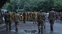 Security Arrangement Tightened in Delhi for CJP Parliament March, Section 163 Imposed Tribhuvan Tiwari : Security arrangements seen before parliament march