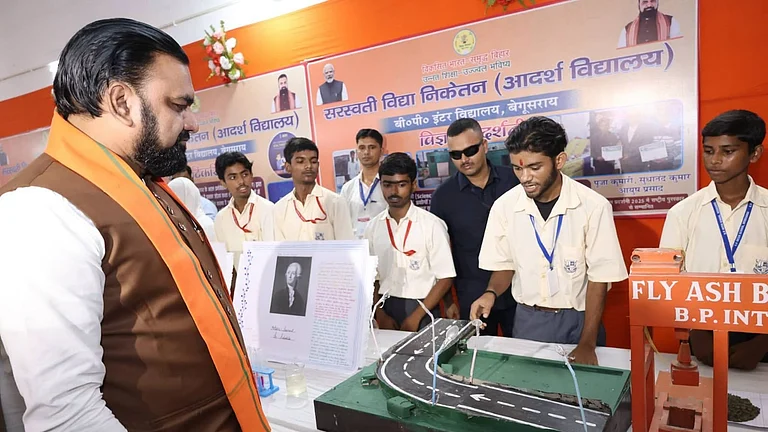 Chief Minister Samrat Choudhary in Begusarai on Sunday - X | Samrat Chaudhary