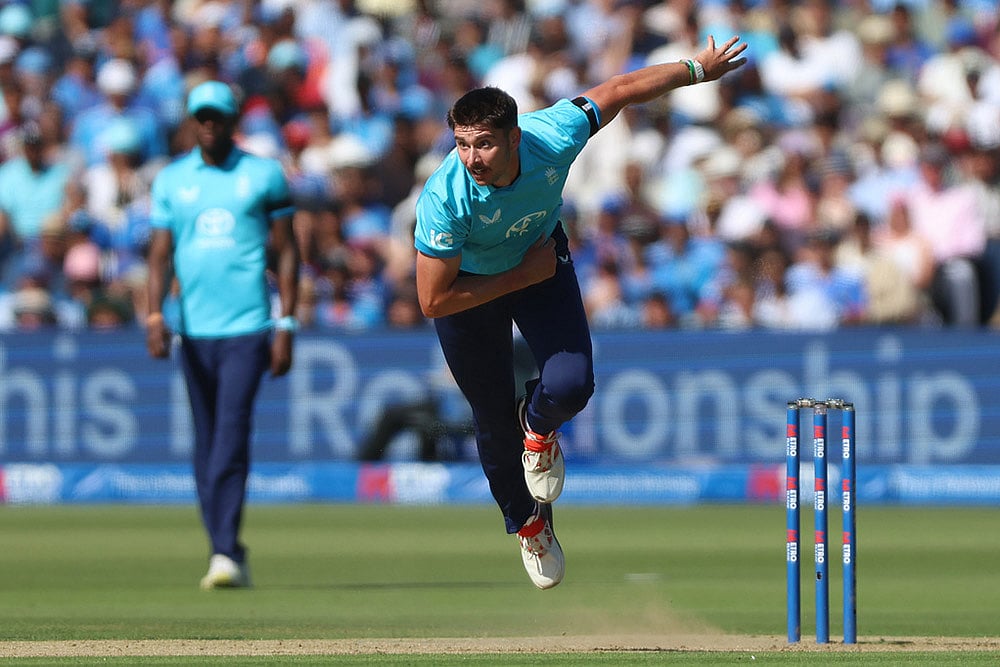 Josh Tongue India vs England 3rd ODI